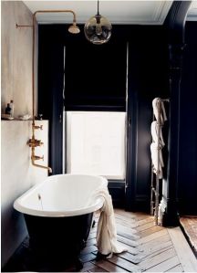 black bath