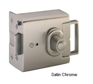 Satin Chrome Banham lock